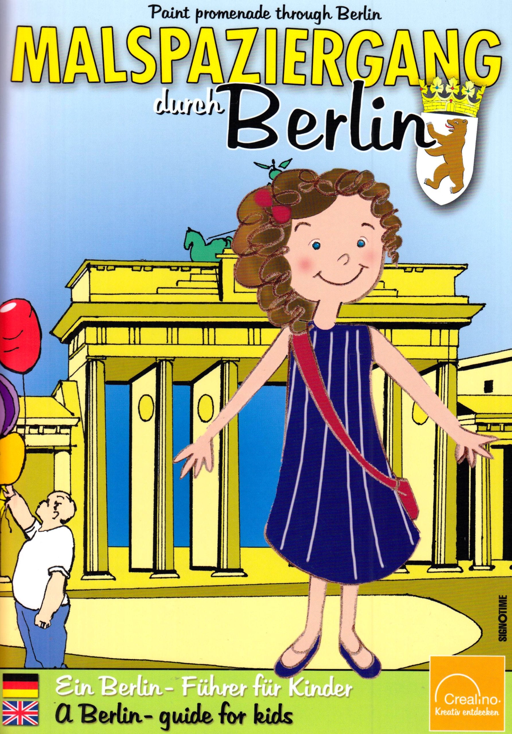 Malspaziergang durch Berlin: Ein Berlin-Führer für Kinder: Ein Berlin Malbuch für Kinder Books