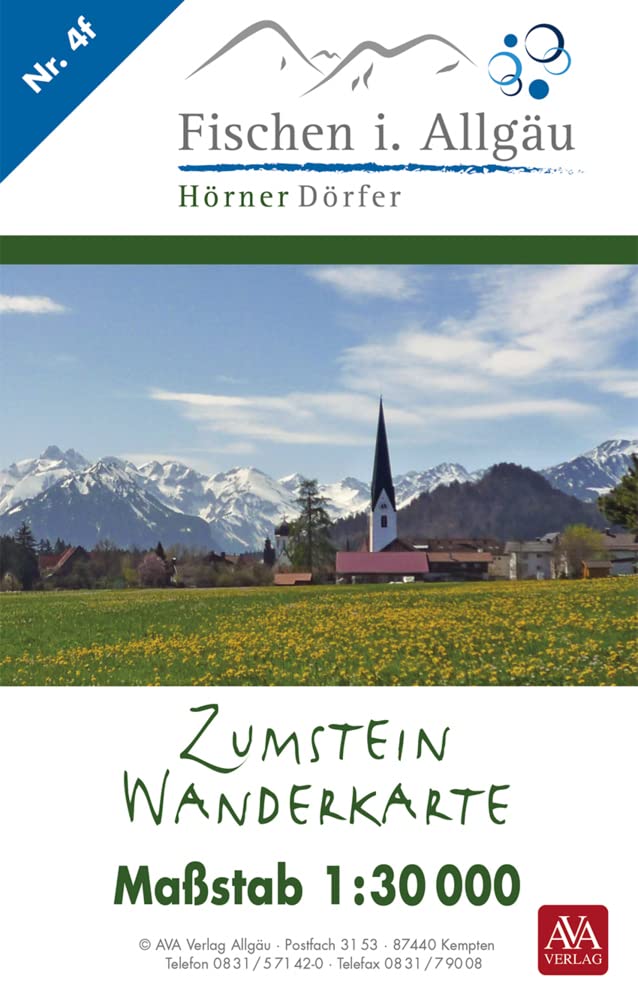 Zumstein Wanderkarte Fischen Maps & Plans