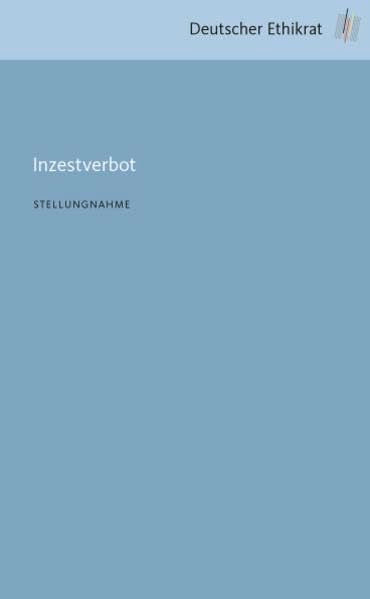 Inzestverbot (Stellungnahme) Law