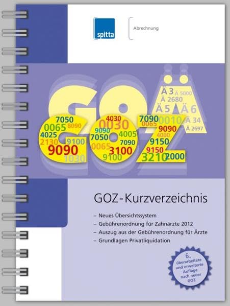 GOZ-Kurzverzeichnis book