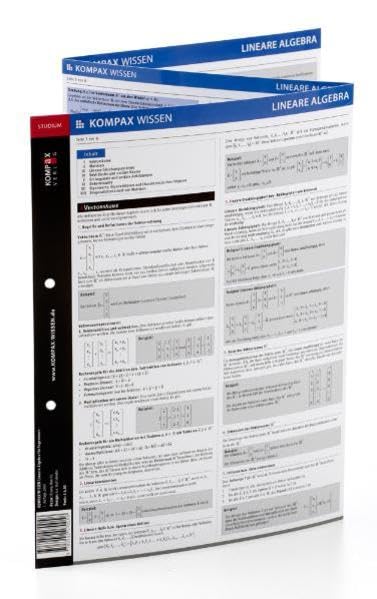 KOMPAX Wissen - Lineare Algebra für Ingenieure (Lernhilfe / Lernkarten) book