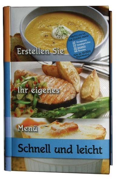 Erstellen Sie Ihr eigenes Menü - schnell und leicht Leisure, Home & Garden