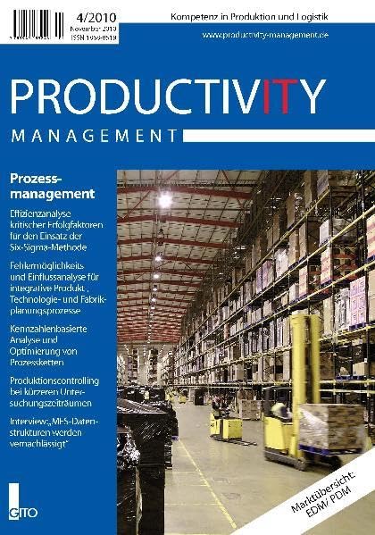 Productivity Management 4/2010: Prozessmanagement Computer Science