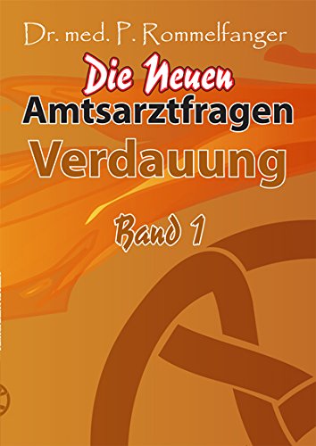 Die neuen Amtsarztfragen Verdauungsorgane Books