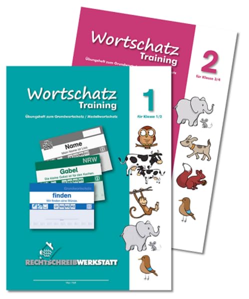 Wortschatz-Training 2 für Klasse 3 / 4: Übungsheft zum Modellwortschatz / Grundwortschatz Study Guides