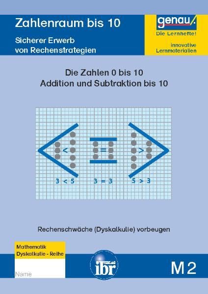 M2 - Rechnen im Zahlenraum bis 10: Sicherer Erwerb von Rechenstrategien, Rechenschwäche (Dyskalkulie) vorbeugen. Study Guides
