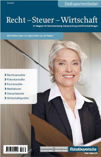 Die Expertenseiten: Recht - Steuer - Wirtschaft: Mit Fachbeiträgen von Spezialisten aus der Region Books