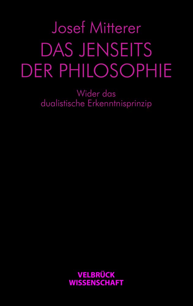 Das Jenseits der Philosophie Philosophy Books