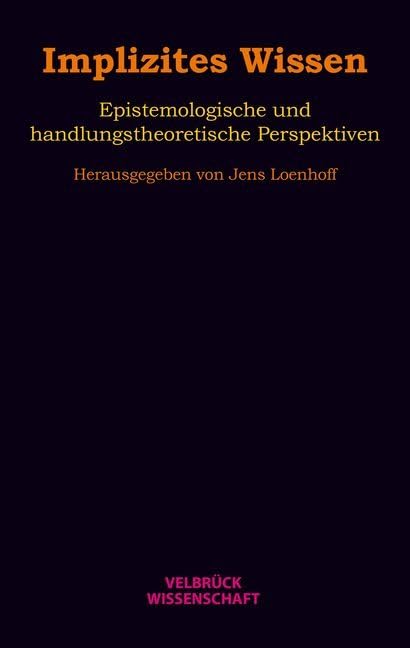 Implizites Wissen Philosophy Books