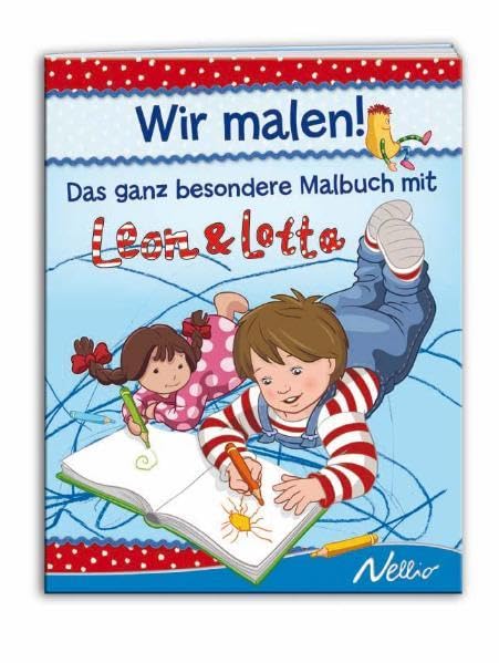 Wir malen! Das ganz besondere Malbuch mit Leon & Lotta: Malbuch zum Ausmalen und Selbermalen Non-fiction