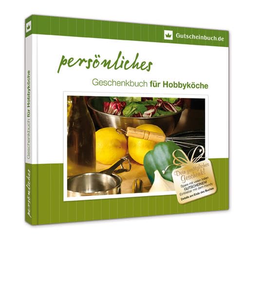 Persönliches Geschenkbuch für Hobbyköche Lifestyle