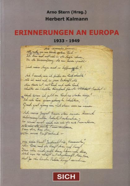 Erinnerungen an Europa: 1933-1949 Poetry