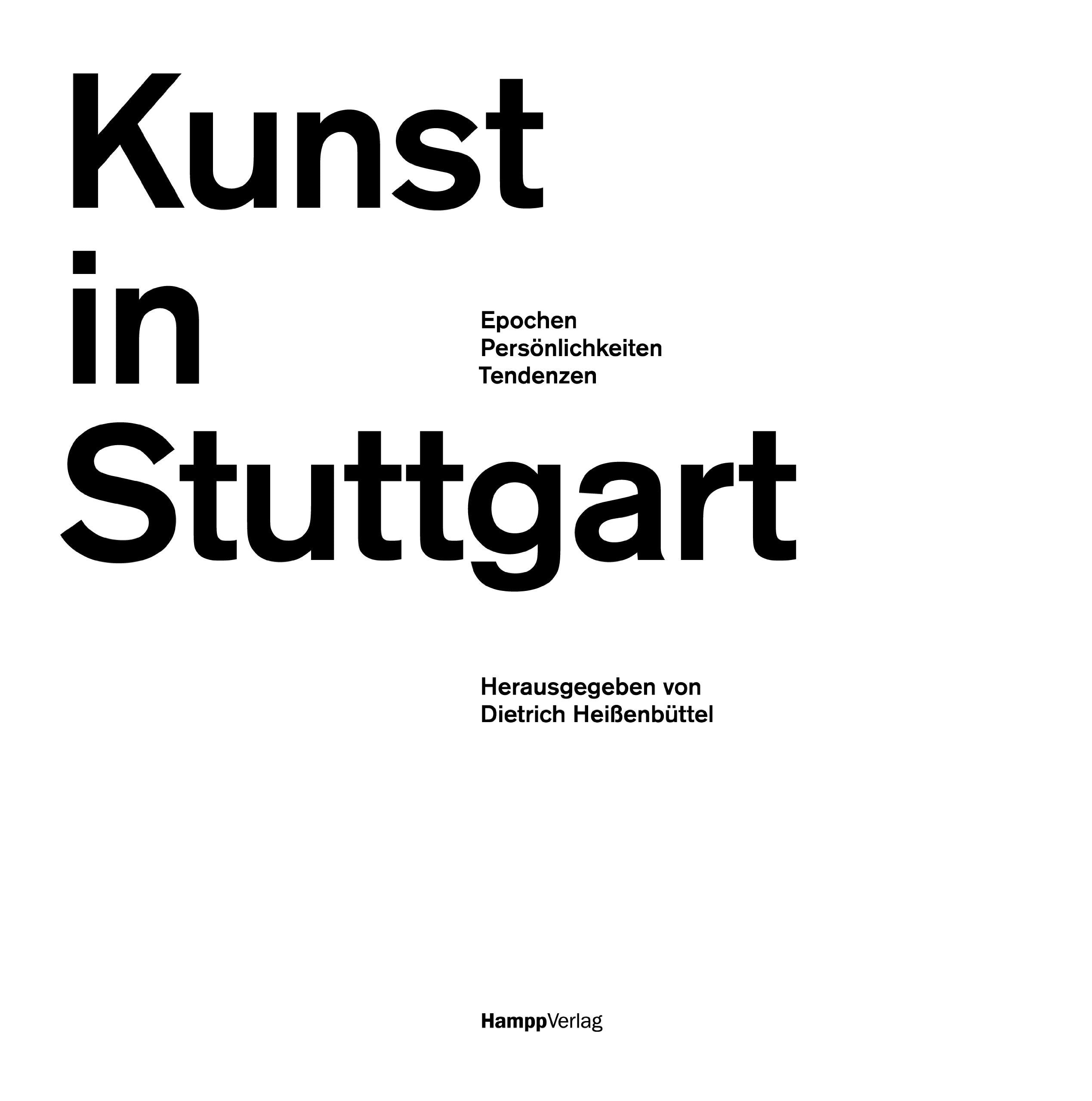 Kunst in Stuttgart: Epochen - Persönlichkeiten - Tendenzen Film, Art & Culture