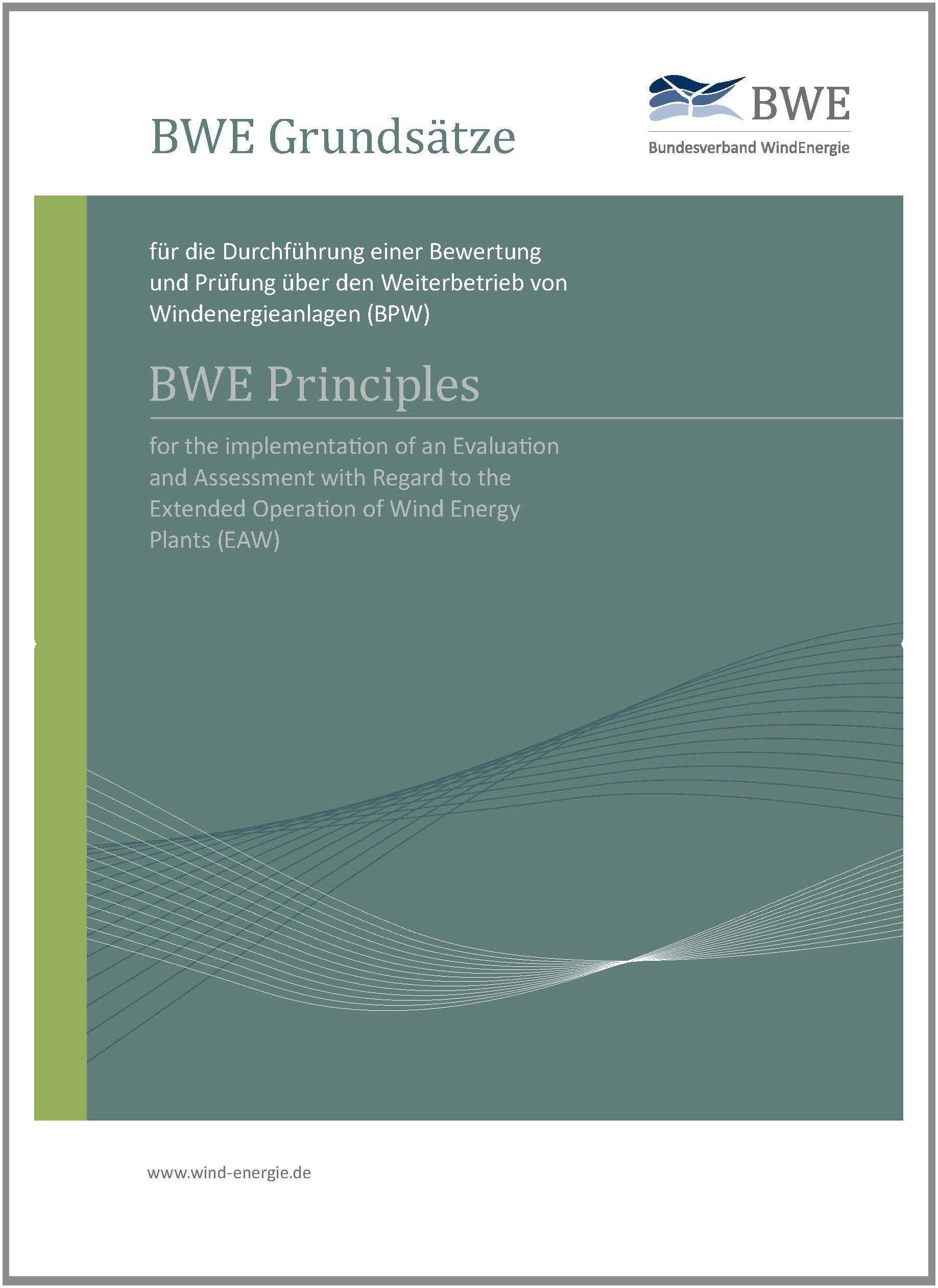 Grundsätze für die Durchführung einer Bewertung und Prüfung über den Weiterbetrieb von Windenergieanlagen: BWE Grundsätze Business & Technology