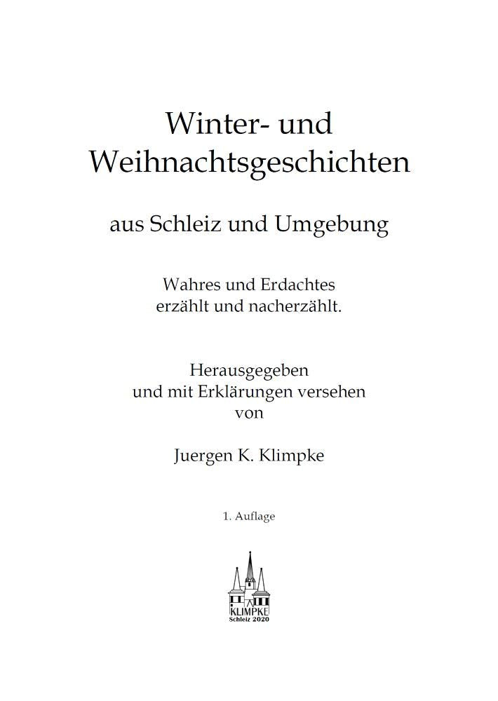 Winter- und Weihnachtsgeschichten aus Schleiz und Umgebung: Wahres und Erdachtes erzählt und nacherzählt Contemporary literature Books
