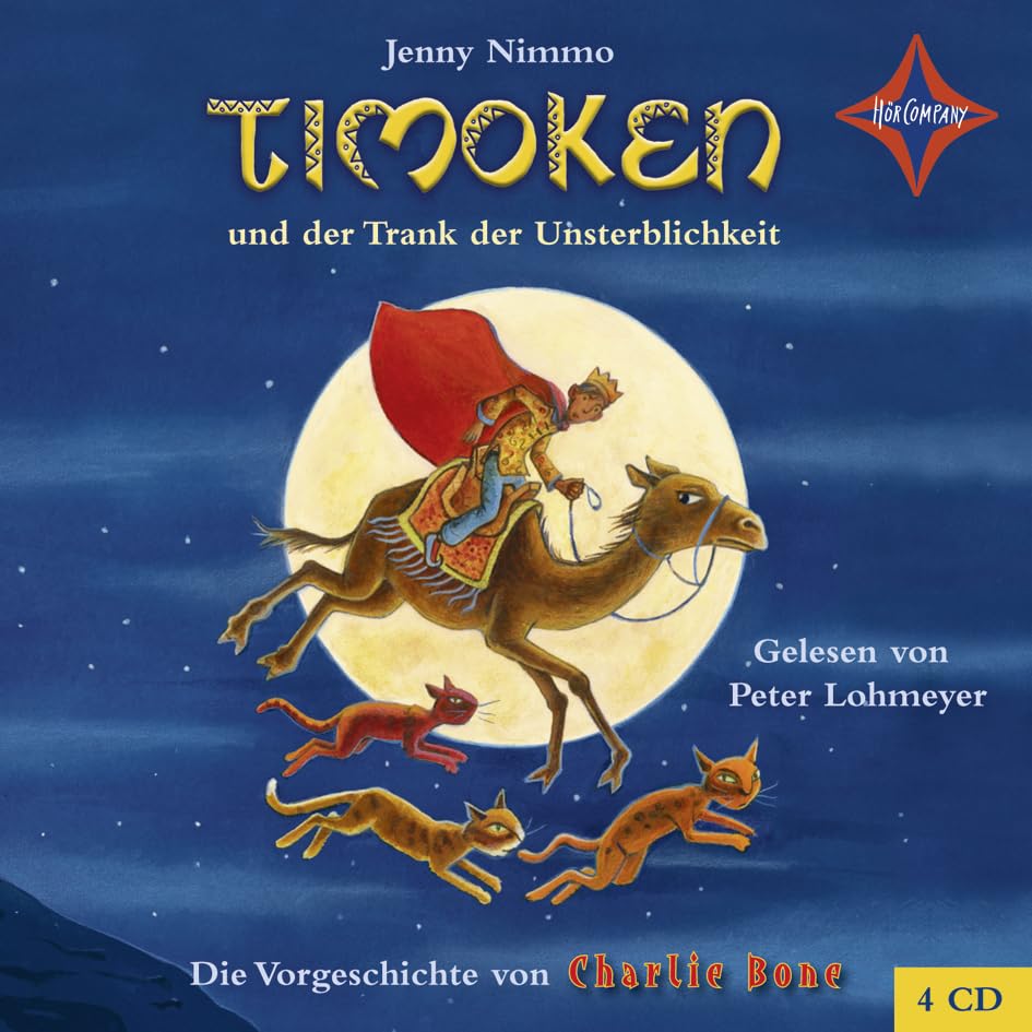 Timoken und der Trank der Unsterblichkeit: Sprecher: Peter Lohmeyer. 4 CDs Multibox, Laufzeit ca. 5 Std.: Die Vorgeschichte von Charlie Bone. Leicht gekürzte Lesefassung Novels & Short Stories