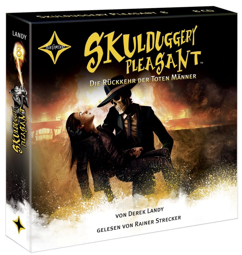 Skulduggery Pleasant - Folge 8: Die Rückkehr der toten Männer. Gelesen von Rainer Strecker, 10 CD, Laufzeit ca. 14 Std. Horror & Mystery
