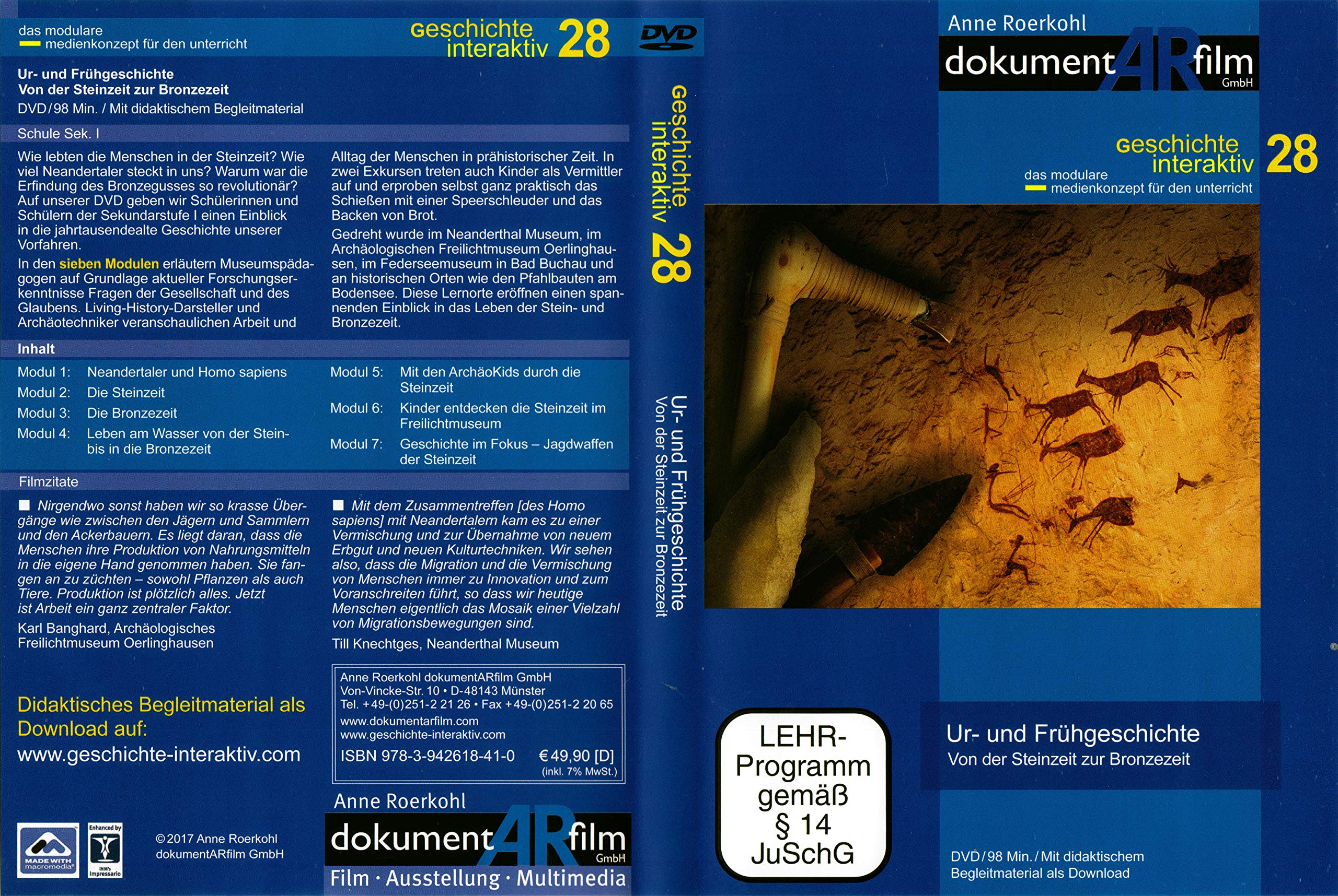 Ur- und Frühgeschichte: Von der Steinzeit zur Bronzezeit Movies