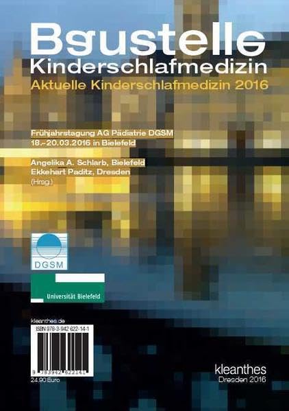 Baustelle Kinderschlaf: Aktuelle Kinderschlafmedizin 2016 Medicine