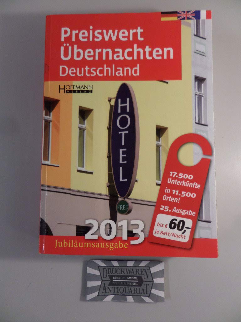 Preiswert übernachten Deutschland 2013 book