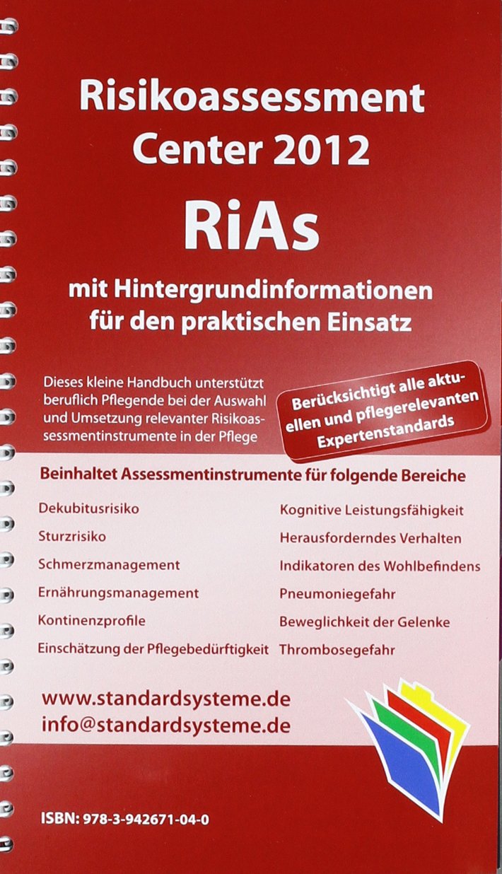 RiAs - Risikoassessment Center 2012: mit Hintergrundinformationen für den praktischen Einsatz Books
