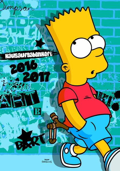 Product Image: Simpsons Hausaufgabenheft 2016/2017