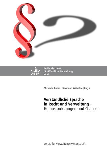Verständliche Sprache in Recht und Verwaltung Law