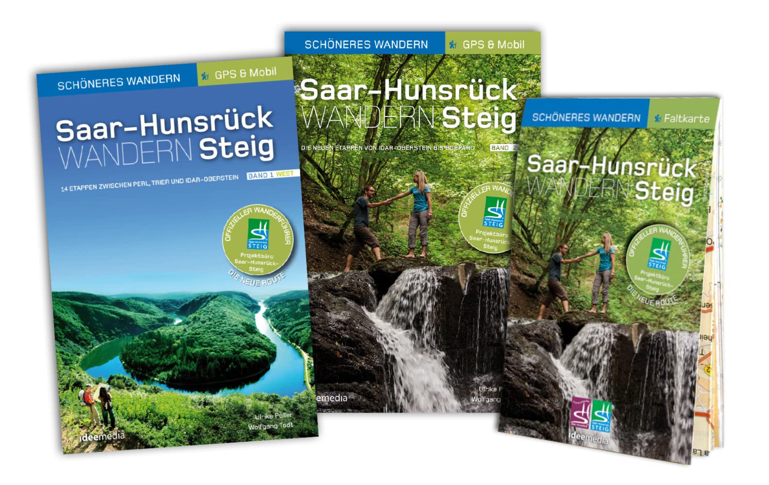 Saar-Hunsrück-Steig - Start-Set mit den offiziellen Wanderführern und Extra-Faltkarte für die neue Trasse. Geprüfte GPS-Daten und Smartphone-Anbindung. Leisure, Home & Garden