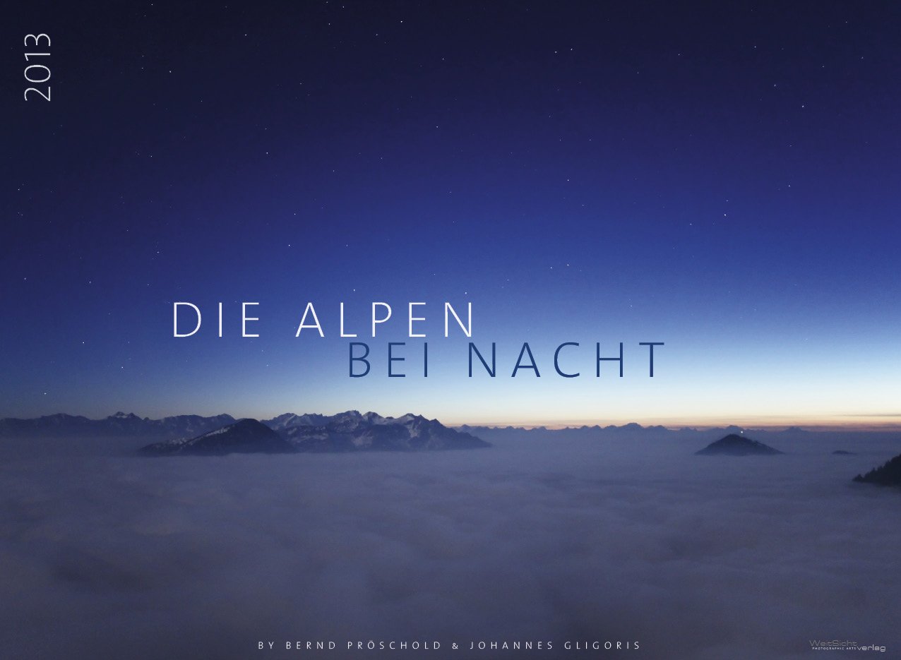 Die Alpen bei Nacht 2013 Books