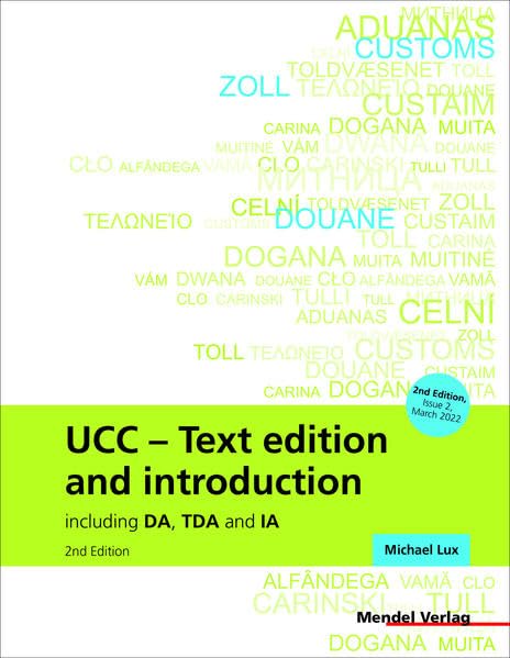 Product Image: UCC – Text edition and introduction: including DA, TDA and IA, 2nd edition