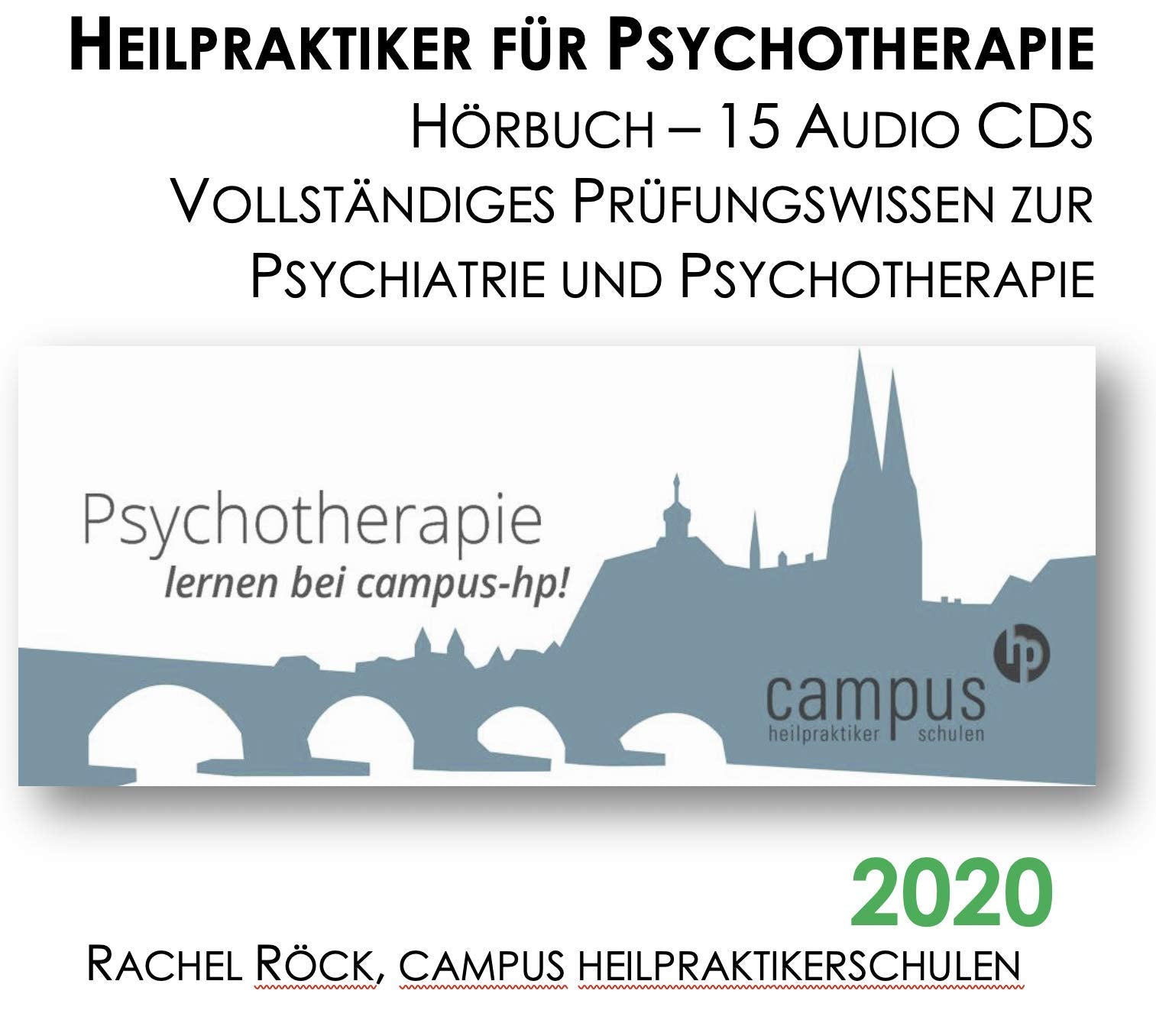 Heilpraktiker Psychotherapie - Hörbuch 15 Audio CDs Prüfungswissen Psychiatrie und Psychotherapie 2020: 2020 - Prüfungsvorbereitung für die Amtsarztprüfung Medicine