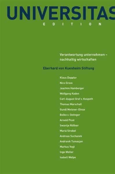 Verantwortung unternehmen – nachhaltig wirtschaften Law