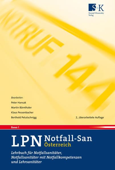 LPN-Notfall-San Österreich, Band 1 Medicine