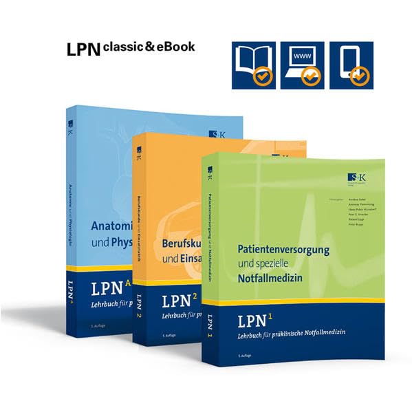 LPN - Lehrbuch für präklinische Notfallmedizin CLASSIC + EBOOK (Gesamtwerk: 3 Bände) Medicine