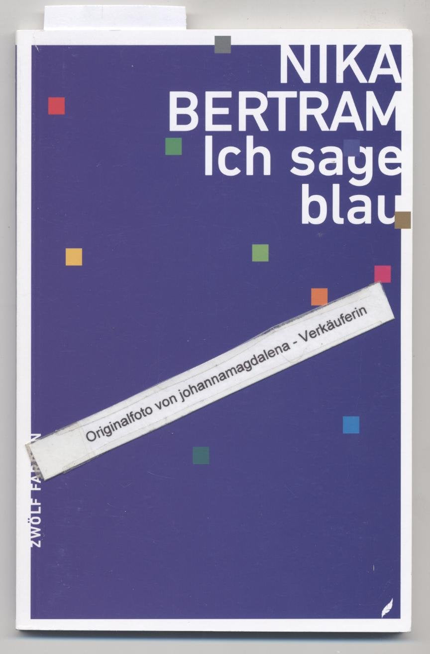 Ich sage blau (12 Farben) Contemporary literature Books