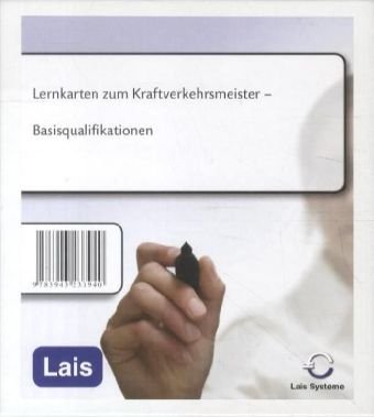 Lernkarten zum Kraftverkehrsmeister Business, Finance & Career