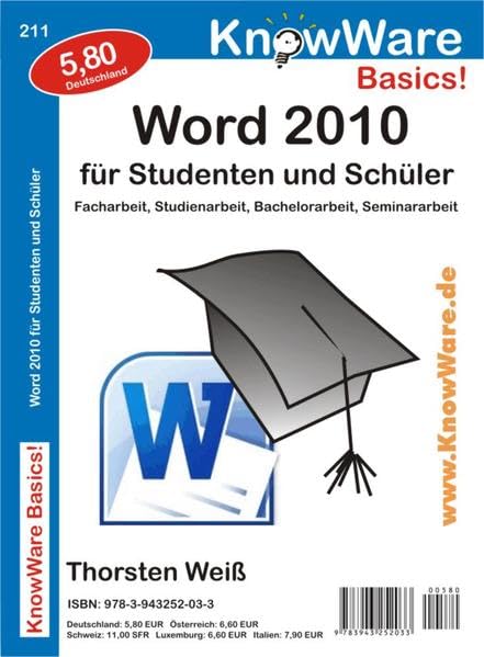 Word 2010 für Studenten und Schüler Computer Science