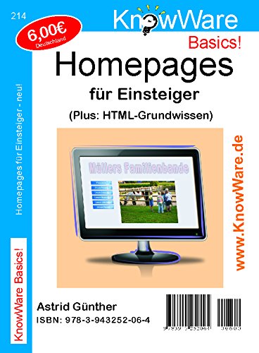 Homepages für Einsteiger (Plus: HTML-Grundwissen Computer Science