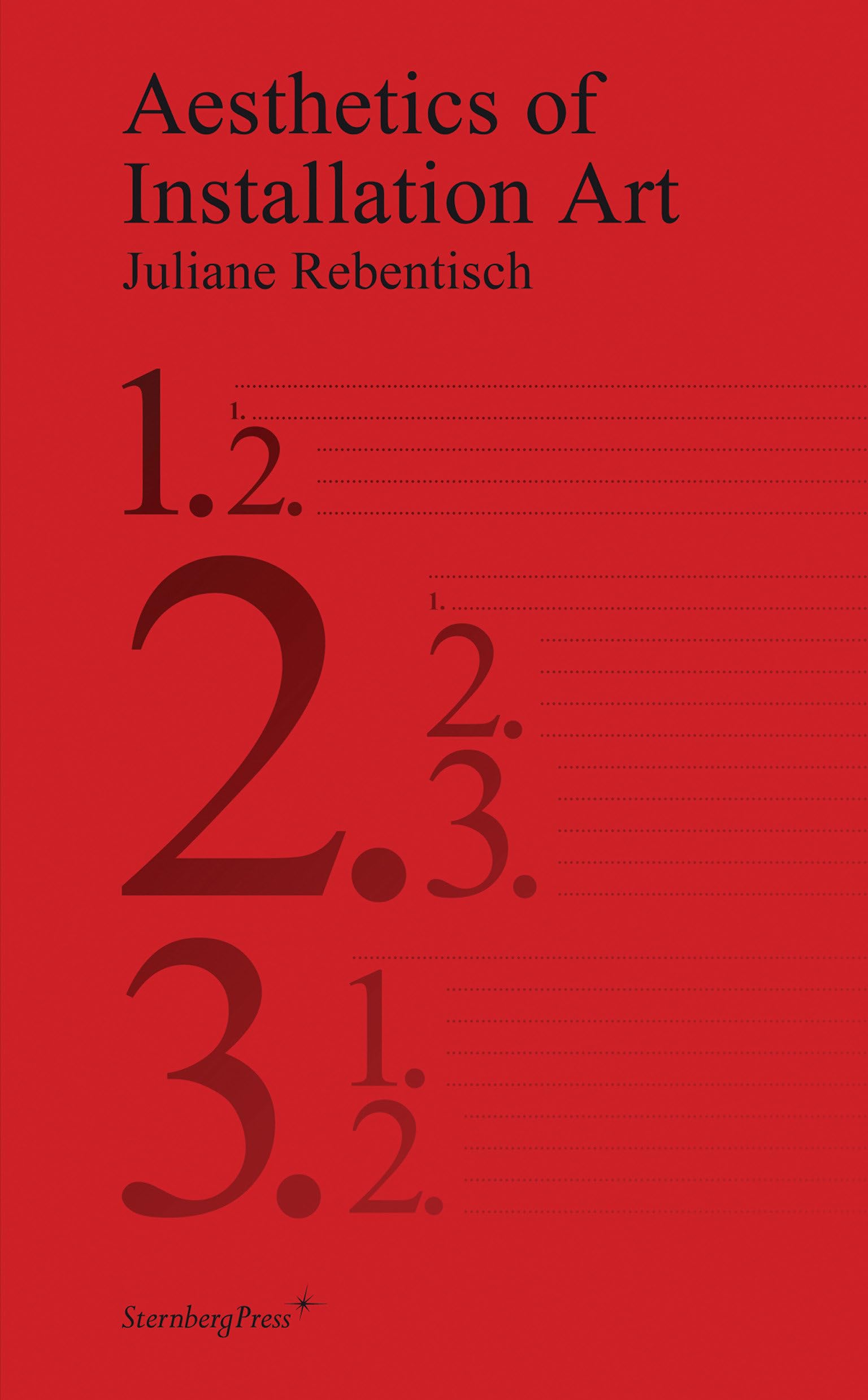Aesthetics of Installation Art (Sternberg Press) Philosophy