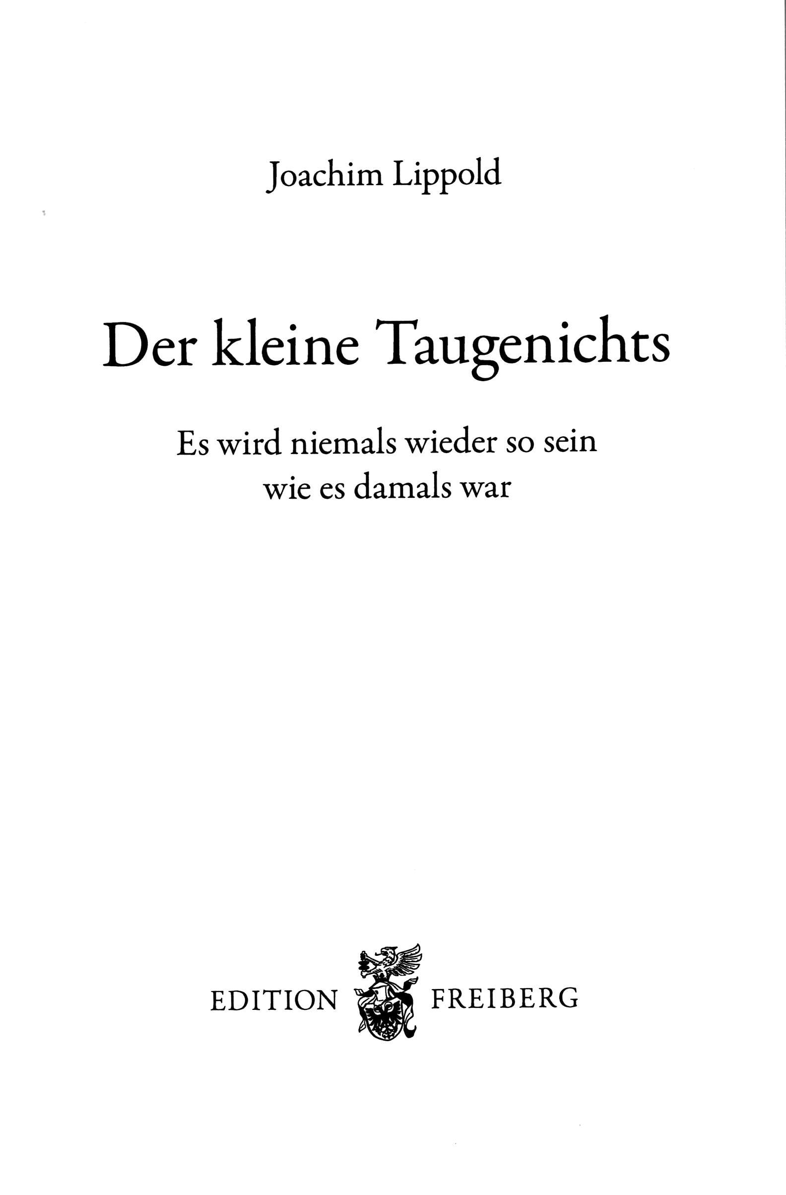 Der kleine Taugenichts Books