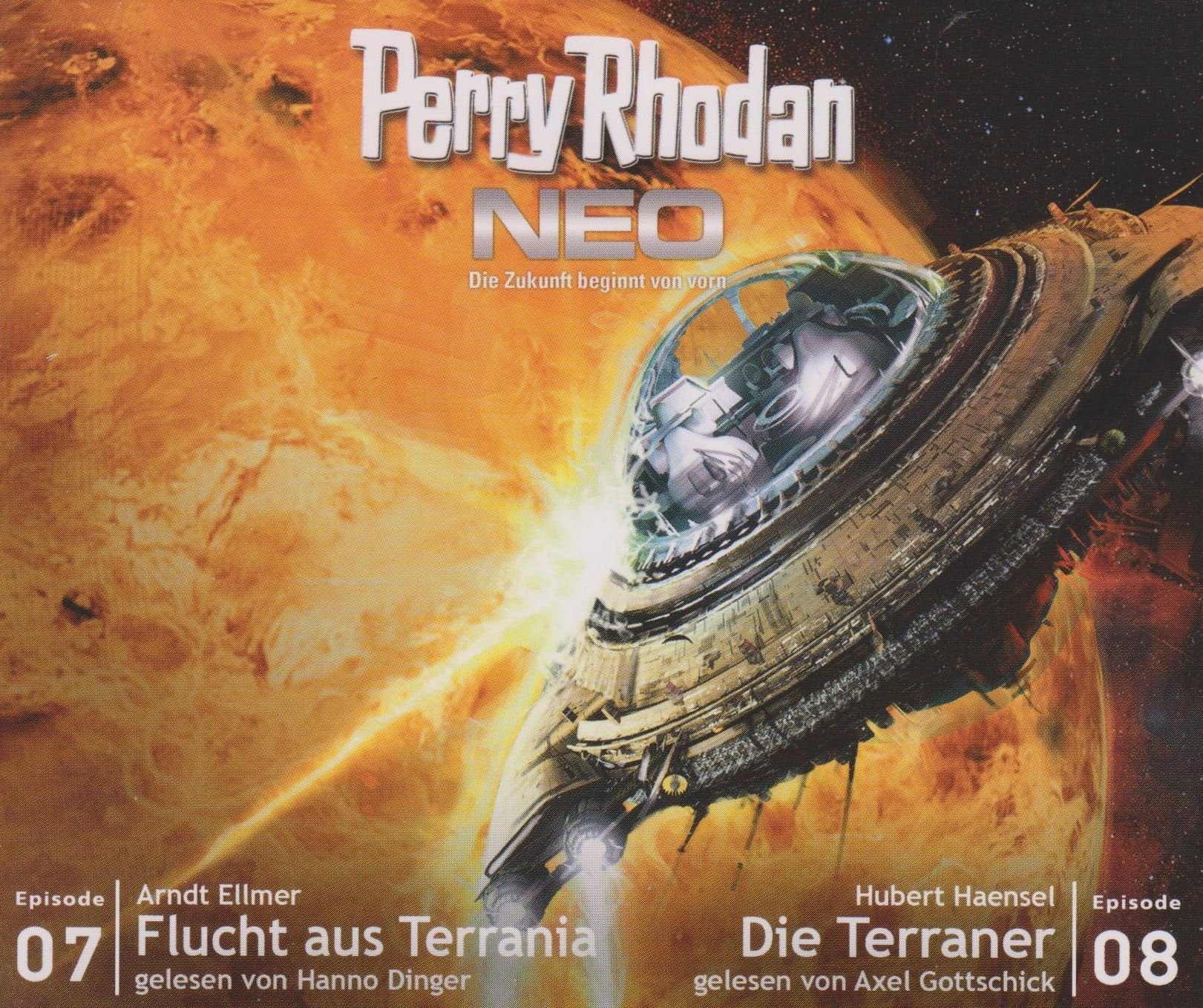 Perry Rhodan NEO MP3 Doppel-CD Folgen 07 + 08: Flucht aus Terrania; Die Terraner Contemporary literature