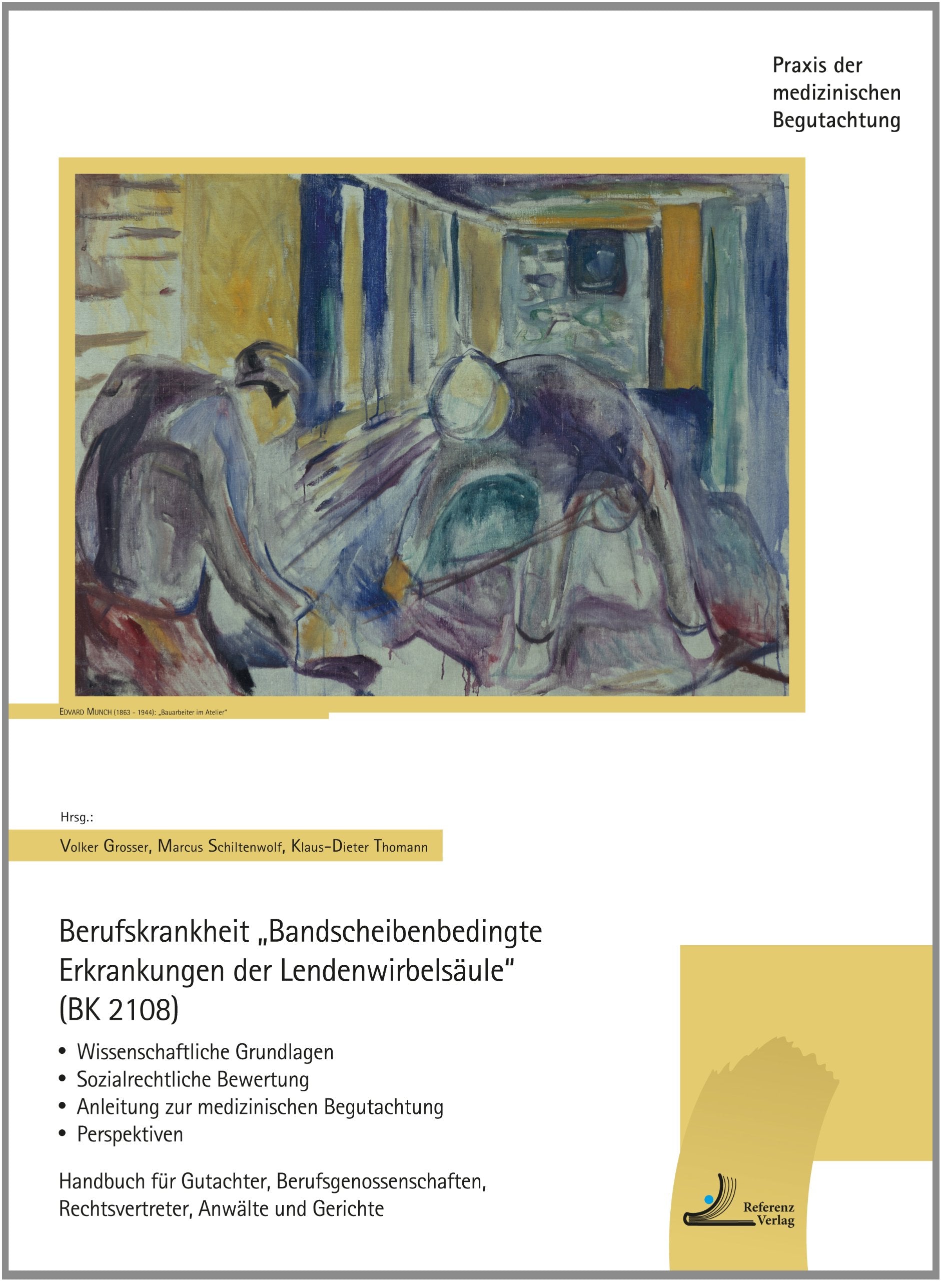 Berufskrankheit "Bandscheibenbedingte Erkrankungen der Wirbelsäule" (BK 2108) book