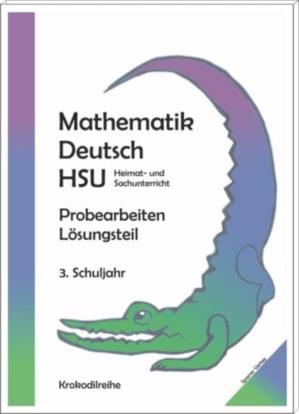 Deutsch/Mathematik/HSU Probensammlungen 3.Schuljahr Study Guides