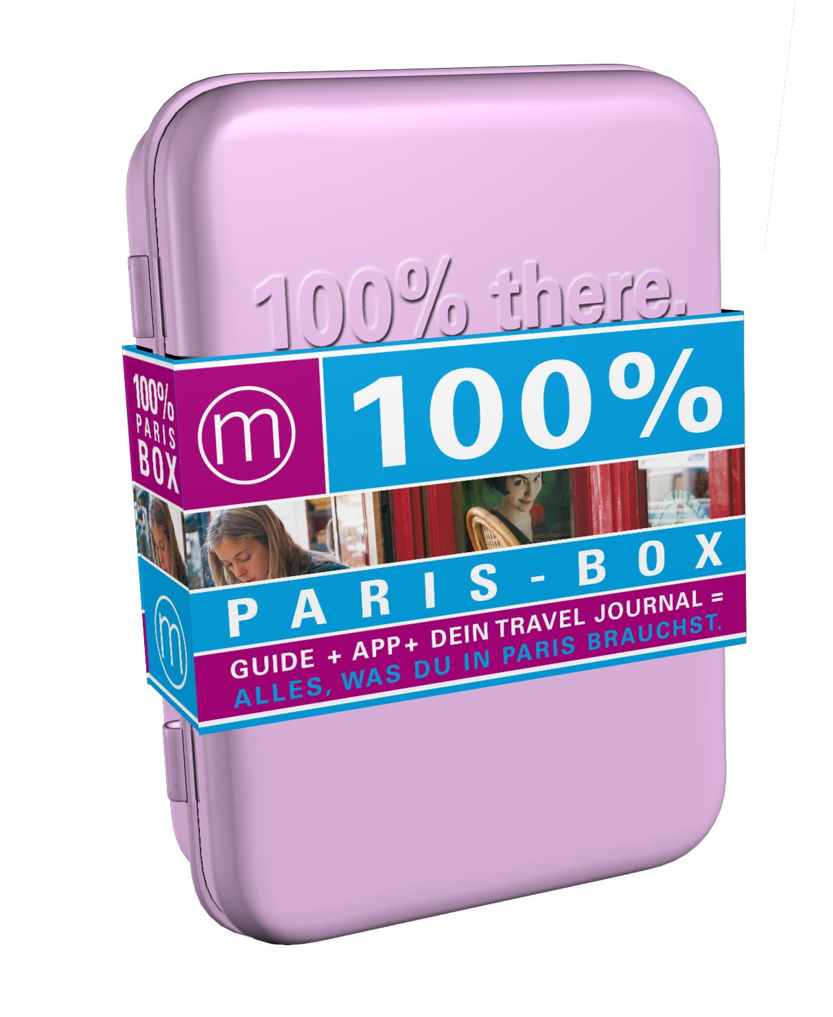 100% Paris-Box: Enthält 100% Cityguide Paris inkl. App, 100% Travel Journal, 3 Paris Postkarten. Verpackt in stylischer Blechbox. Leisure, Home & Garden