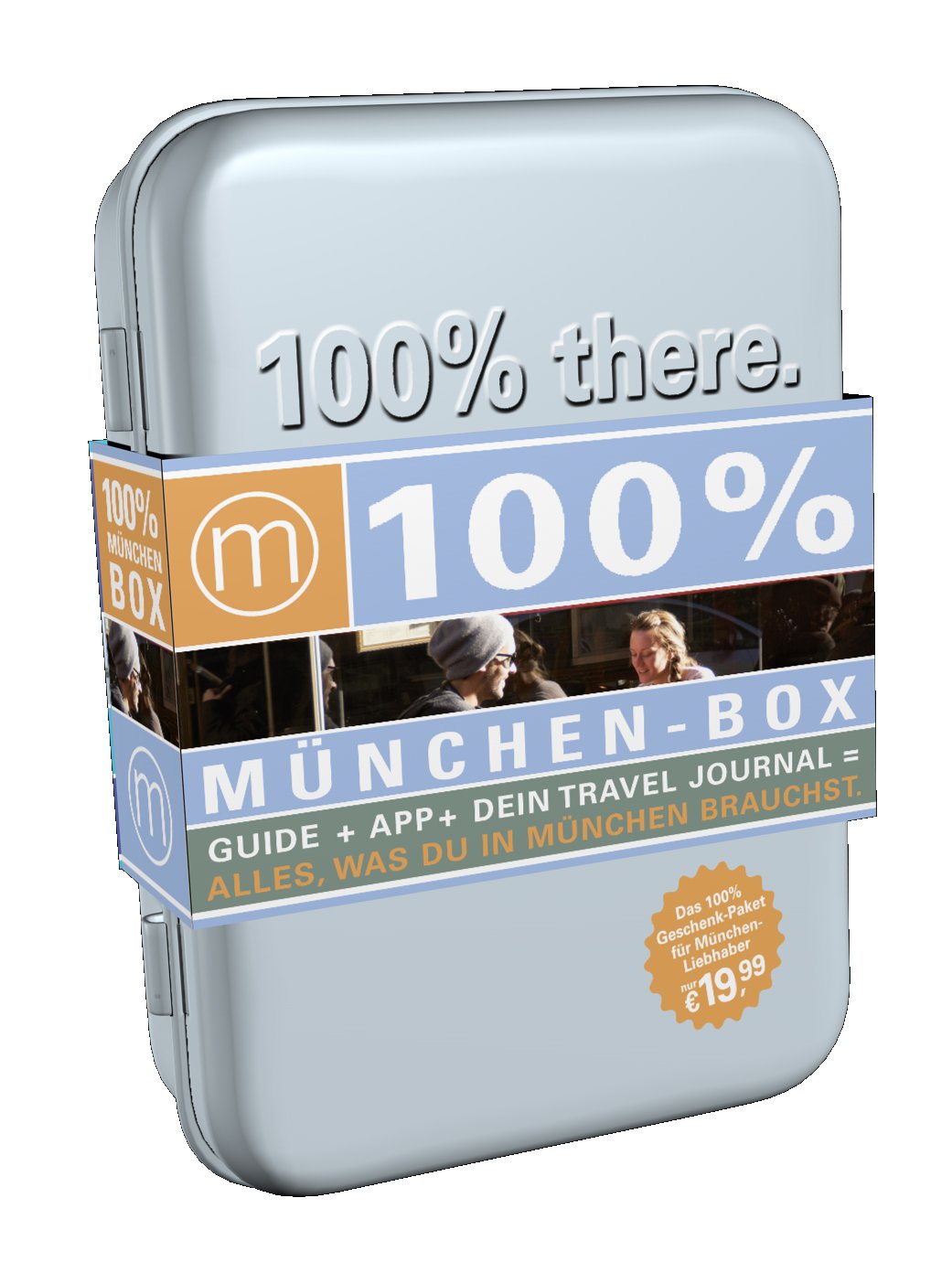 100% München-Box: Enthält 100% Cityguide München inkl. App, 100% Travel Journal, 3 München Postkarten. Verpackt in stylischer Blechbox.: Guide + App + ... Journal = Alles, was du in München brauchst Leisure, Home & Garden