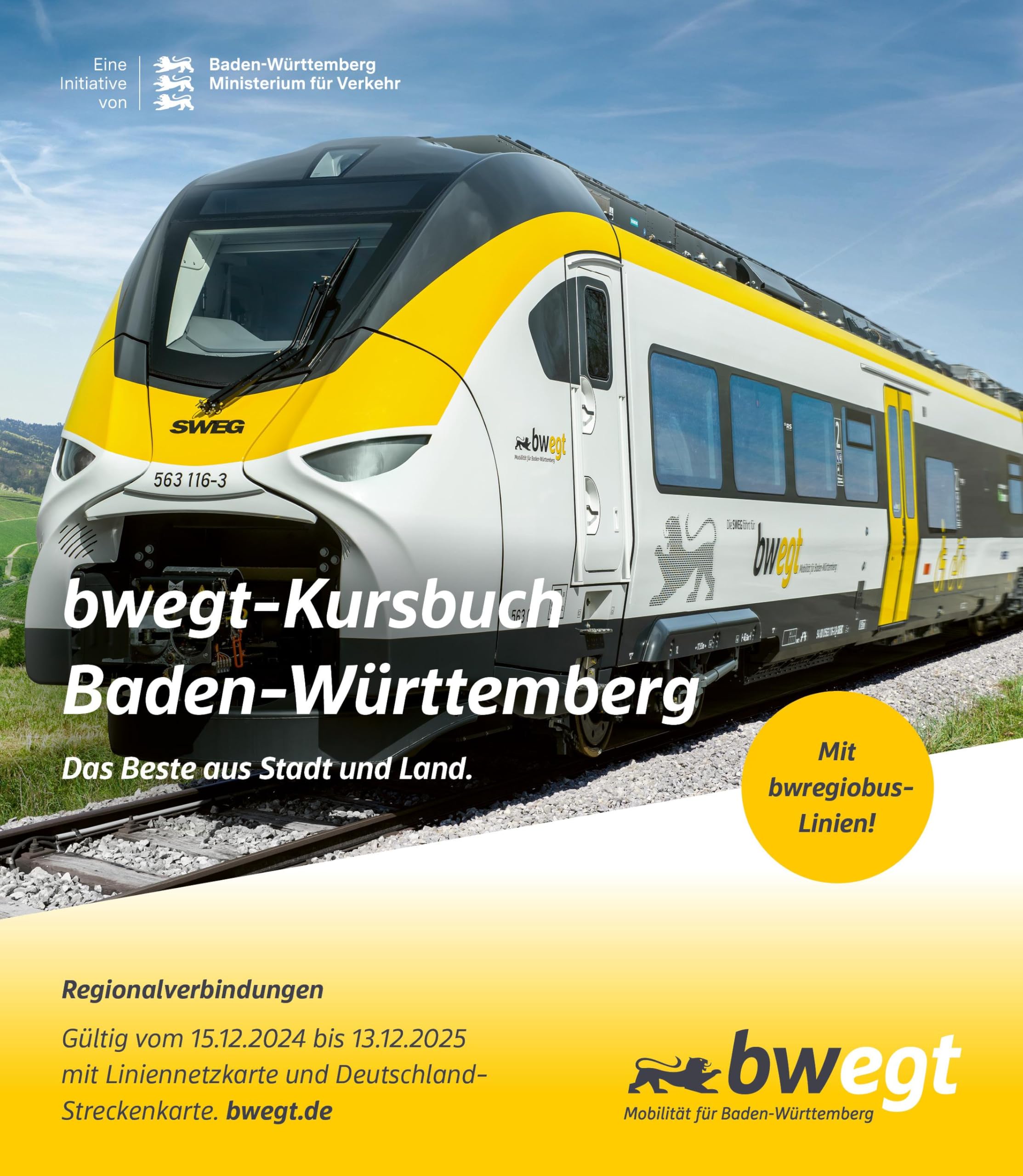 bwegt-Kursbuch Baden-Württemberg 2025: Das Beste aus Stadt und Land. Leisure, Home & Garden