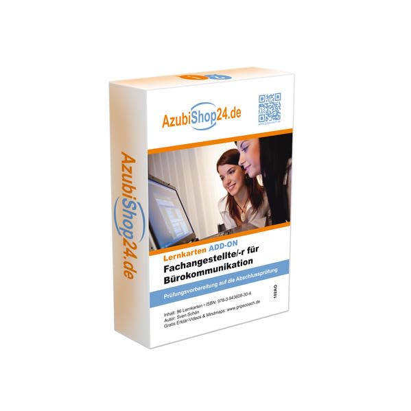 Add-on-Lernkarten Fachangestellter für Bürokommunikation Study Guides