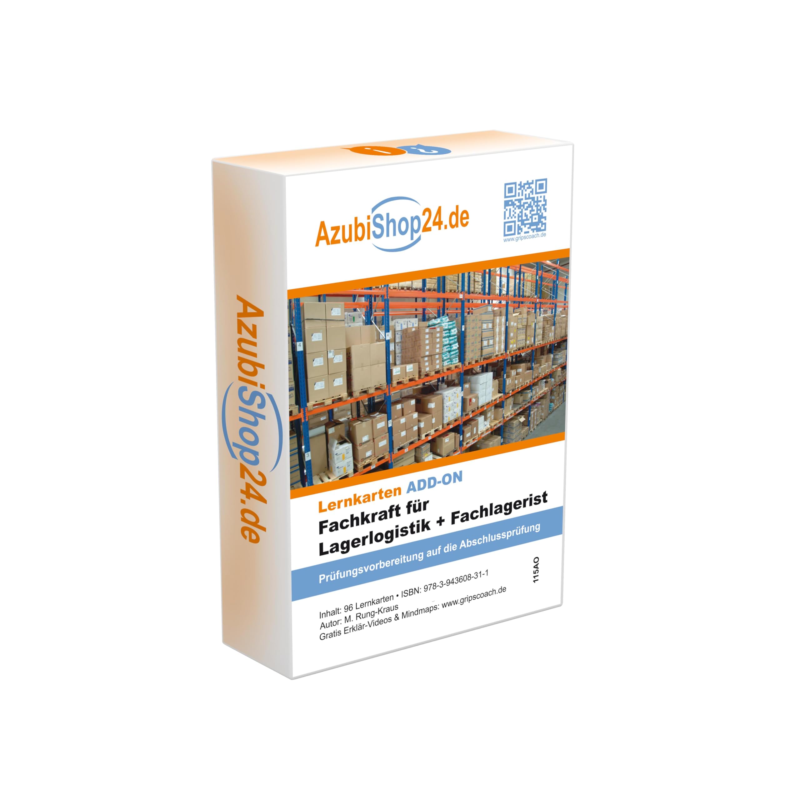 AzubiShop24.de Add-on-Lernkarten. Fachkraft für Lagerlogistik + Fachlagerist Study Guides