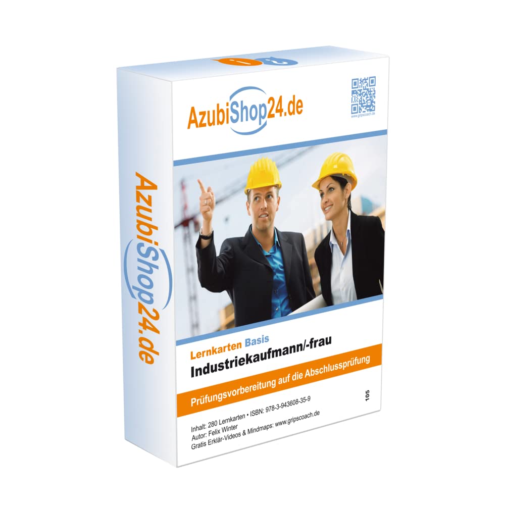 AzubiShop24.de Basis-Lernkarten Industriekaufmann/-frau book