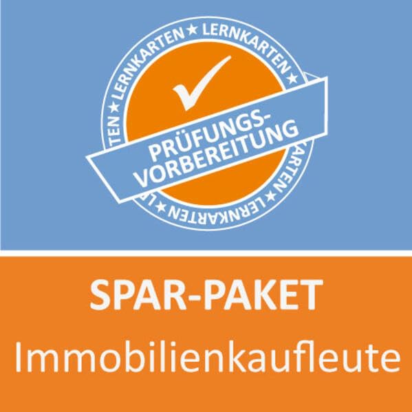Lernkarten Paket Immobilienkaufmann: Prüfungsvorbereitung auf die Abschlussprüfung zum Kombipreis Business, Finance & Career